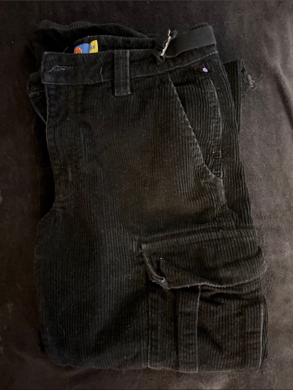 Empyre Black Corduroy Utility Pants